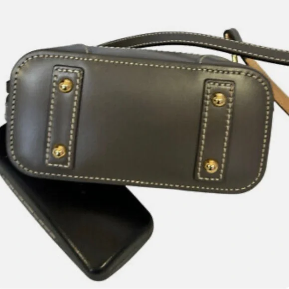 Dooney & Bourke mini domed grey satchel grey shoulder bag - Picture 4 of 9